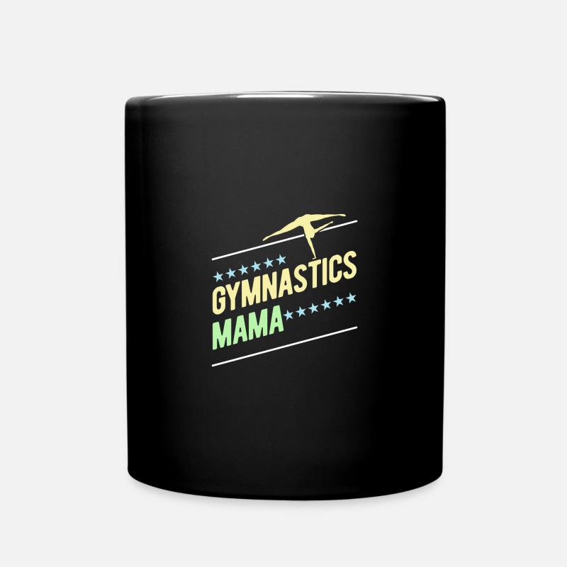 Gymnastik Turnen Turner - Tasse einfarbig - Schwarz