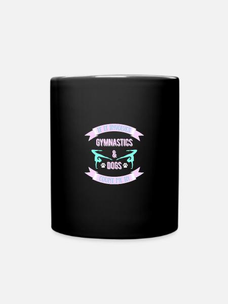 Gymnastik Turnen Turner - Tasse einfarbig - Schwarz