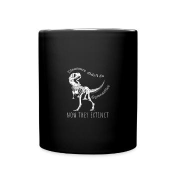 Gymnastik Turnen Turner - Tasse einfarbig - Schwarz - Vorne