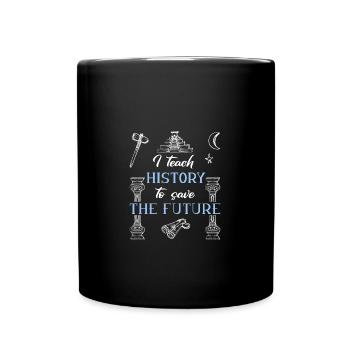 Geschichtslehrer - Tasse einfarbig - Schwarz - Vorne