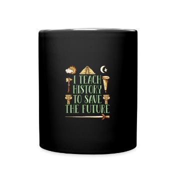 History teacher - Full Colour Mug - black - Front