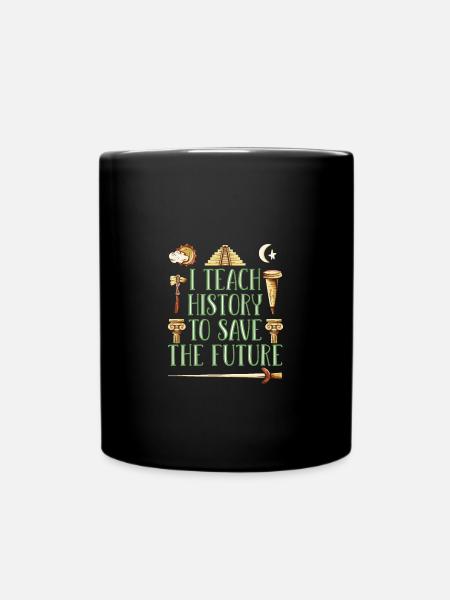 Geschichtslehrer - Tasse einfarbig - Schwarz