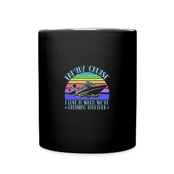 Cruise Family Holiday - Full Colour Mug - black - Front
