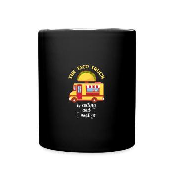 Food Truck Streetfood - Full Colour Mug - black - Front