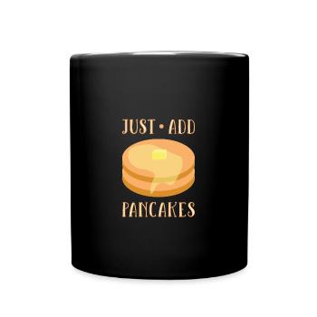 Crêpe - Mug uni - noir - Devant