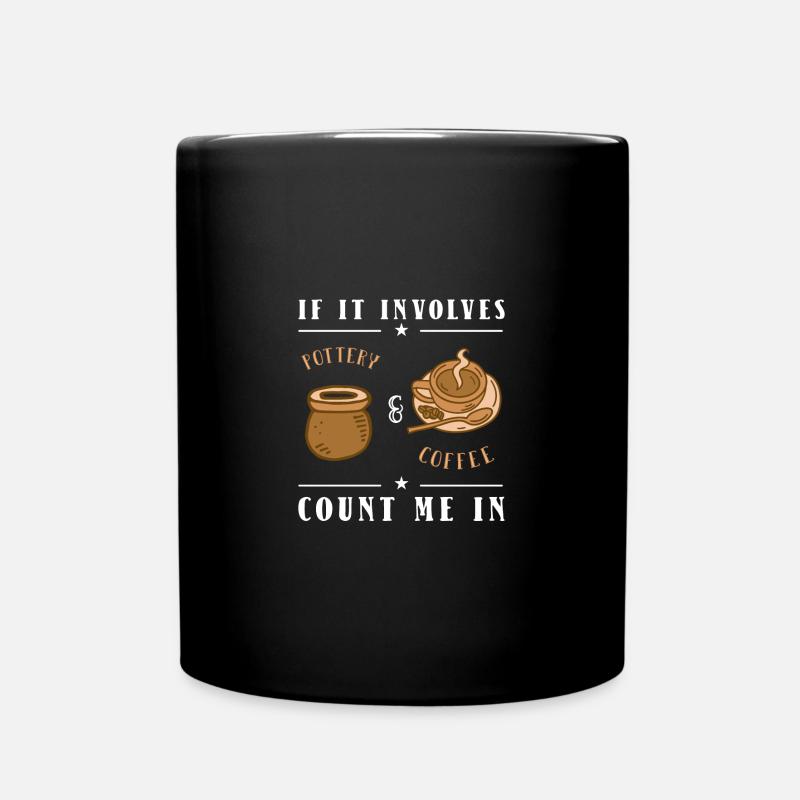 Töpfern Töpfer Keramik - Tasse einfarbig - Schwarz