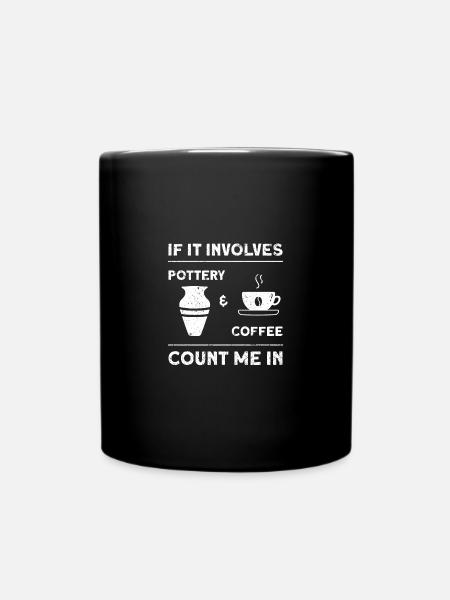 Töpfern Töpfer Keramik - Tasse einfarbig - Schwarz