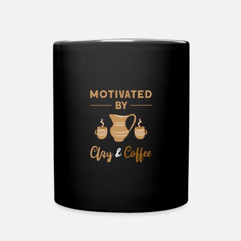 Töpfern Töpfer Keramik - Tasse einfarbig - Schwarz