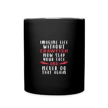 Écrevisse Écrevisse - Mug uni - noir - Devant