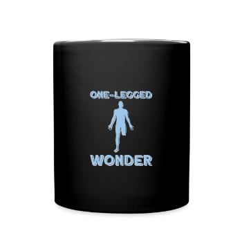 Wheelchair wheelchair users - Full Colour Mug - black - Front