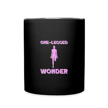 Wheelchair wheelchair users - Full Colour Mug - black - Front