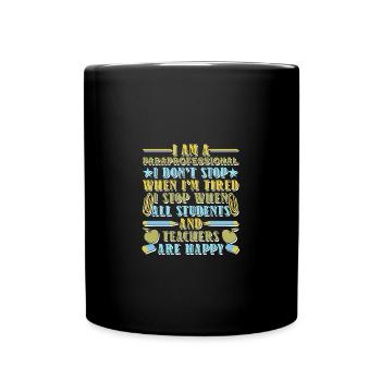 Paraprofessionnel - Mug uni - noir - Devant