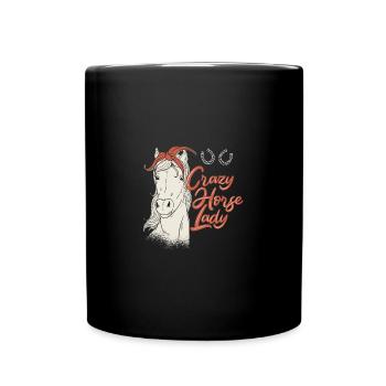 Équitation Sport équestre - Mug uni - noir - Devant