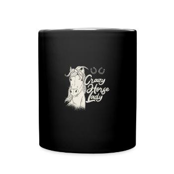 Équitation Sport équestre - Mug uni - noir - Devant