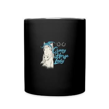 Équitation Sport équestre - Mug uni - noir - Devant