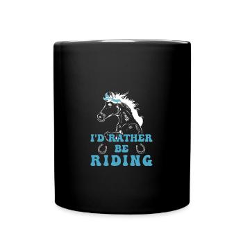 Équitation Sport équestre - Mug uni - noir - Devant