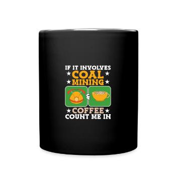 Mineurs de mines - Mug uni - noir - Devant