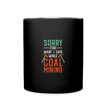Mineurs de mines - Mug uni - noir - Devant