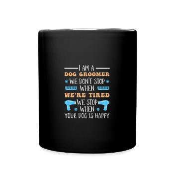 Toiletteur pour chiens Toiletteur pour chien - Mug uni - noir - Devant