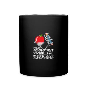 Stellvertretender Schulleiter Schule - Tasse einfarbig - Schwarz - Vorne
