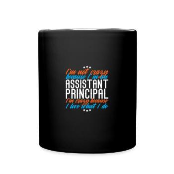 Directeur adjoint de l’école - Mug uni - noir - Devant