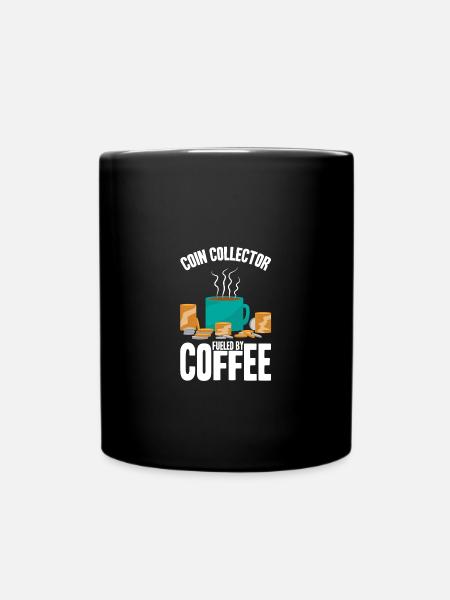 Münzen sammeln Münzsammler - Tasse einfarbig - Schwarz