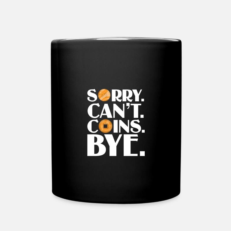 Les collectionneurs de pièces collectent des pièces - Mug uni - noir