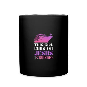 Cruise Cruise Ship - Full Colour Mug - black - Front