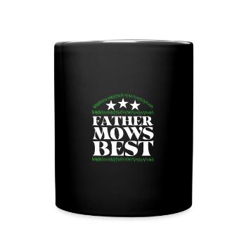 Tonte de pelouse Tondeuse à gazon Jardinier - Mug uni - noir - Devant
