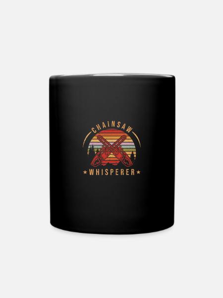 Bûcheron Bûcheron Tronçonneuse - Mug uni - noir