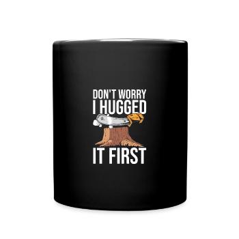 Bûcheron Bûcheron Tronçonneuse - Mug uni - noir - Devant