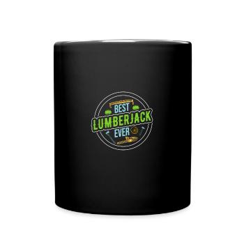 Bûcheron Bûcheron Tronçonneuse - Mug uni - noir - Devant