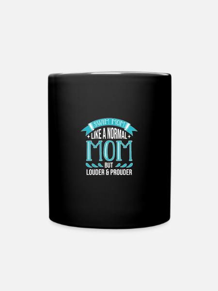 Schwimmen Schwimmer - Tasse einfarbig - Schwarz