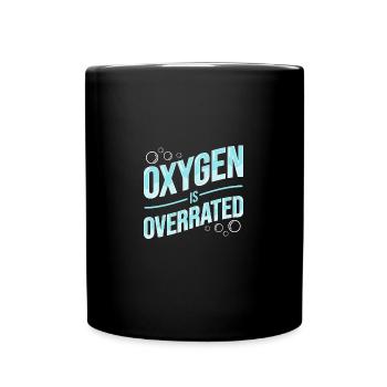 Schwimmen Schwimmer - Tasse einfarbig - Schwarz - Vorne