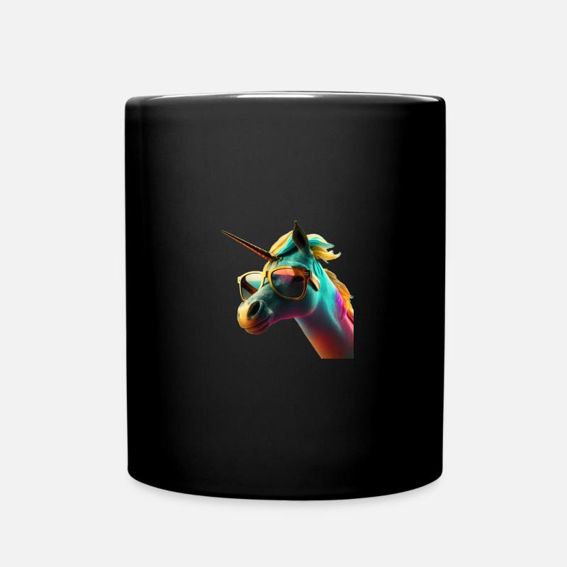 Unicorn - Tasse einfarbig - Schwarz