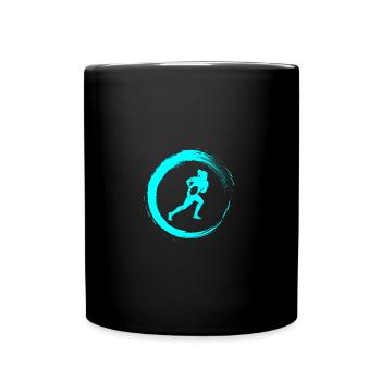 Mme Rugby - Mug uni - noir - Devant