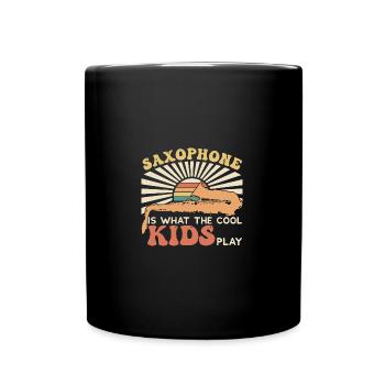 Saxophone Accessories - Full Colour Mug - black - Front