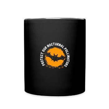 Fledermaus Spruch Graphic Für Halloween Geschenk - Tasse einfarbig - Schwarz - Vorne