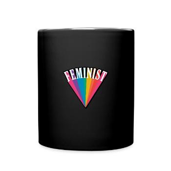 tshirt féministe - Mug uni - noir - Devant