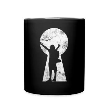 Keylock - Hiking - (2) - Full Colour Mug - black - Front