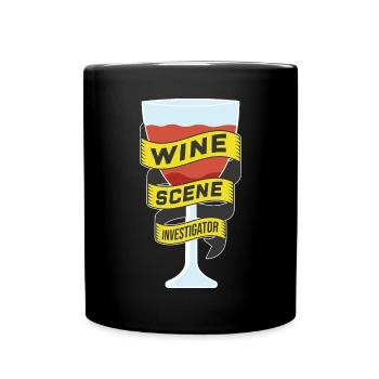 Wine Scene Investigator True Crime Wine Drinker - Mug uni - noir - Devant