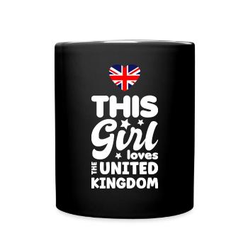 Grande-Bretagne Flag Union Jack Flag Londres Royaume-Uni - Mug uni - noir - Devant