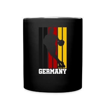 Basketball Trikot Basketballspieler Deutschland - Tasse einfarbig - Schwarz - Vorne