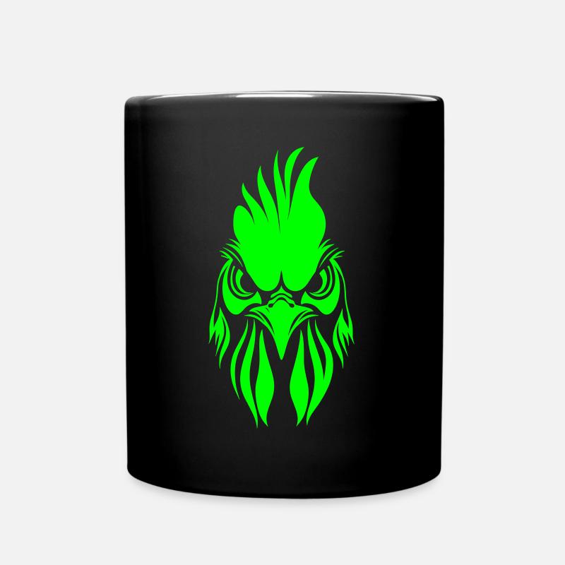 Coq en colère - Mug uni - noir