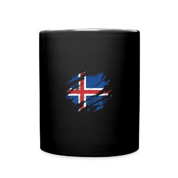 Garçons d’Islande - Mug uni - noir - Devant
