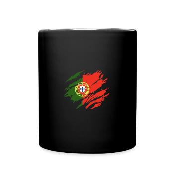 Portugal - Mug uni - noir - Devant