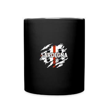 Sardinia Camping - Full Colour Mug - black - Front