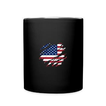 America - Full Colour Mug - black - Front