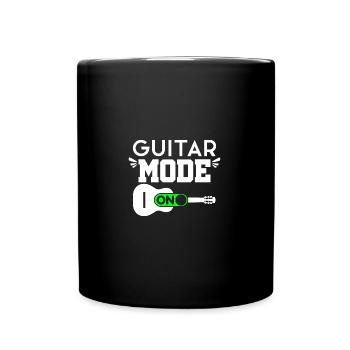 Learn Guitar Mode - Full Colour Mug - black - Front