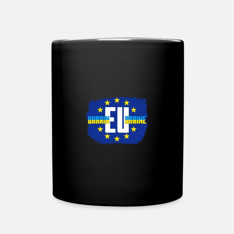 Ukraine - Tasse einfarbig - Schwarz